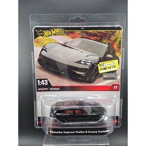 Hot Wheels Premium 1:43 Scale Porsche Taycan Turbo S Cross Turismo Diecast Model